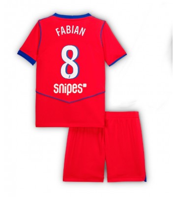 Paris Saint-Germain Fabian Ruiz #8 Tredjetrøje Børn 2025-26 Kortærmet (+ Korte bukser)